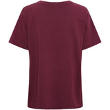MARTA DU CHATEAU Marta Du Chateau Dame T-Shirt MDCINGE T-shirt Bordeaux