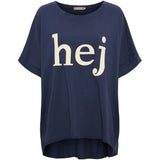 MARTA DU CHATEAU Marta Du Chateau Dame T-shirt MdcJunia T-shirt Navy/Offwhite