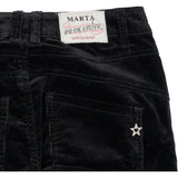 MARTA DU CHATEAU Marta Du Chateau dame MDCLina Jeans Beige MDC108 Jeans Black velvet
