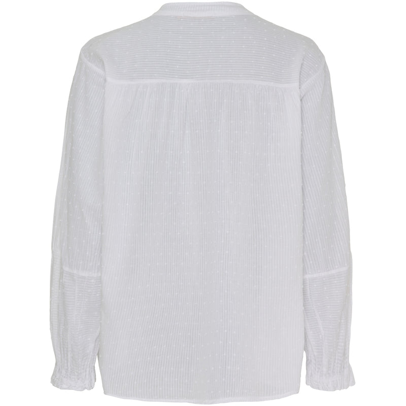 MARTA DU CHATEAU Marta Du Chateau dame bluse MdcAlberta Blouse White