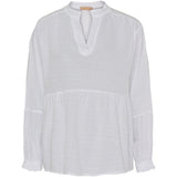 MARTA DU CHATEAU Marta Du Chateau dame bluse MdcAlberta Blouse White