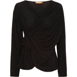 MARTA DU CHATEAU Marta Du Chateau dame bluse MdcAndi 1612 Blouse Black