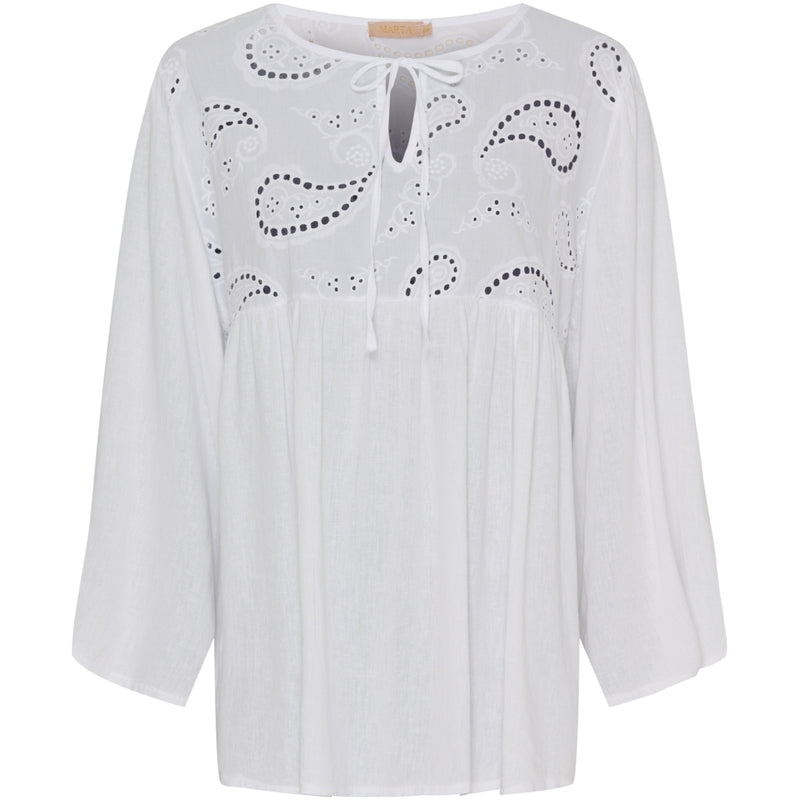 MARTA DU CHATEAU Marta Du Chateau dame bluse MdcCaterina 5616 Blouse White