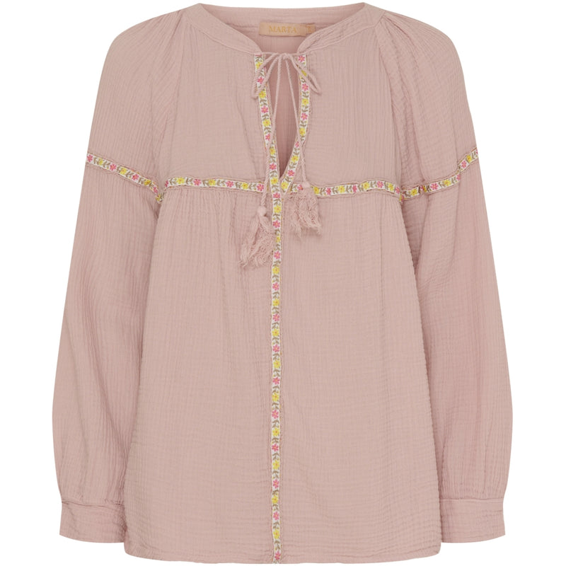 MARTA DU CHATEAU Marta Du Chateau dame bluse MdcDebora Blouse Cipria rose