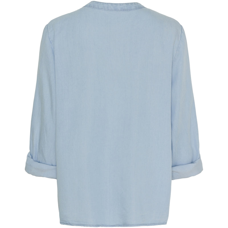 MARTA DU CHATEAU Marta Du Chateau dame bluse MdcFrancesca Blouse Light blue