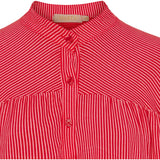 MARTA DU CHATEAU Marta Du Chateau dame bluse MdcIlina Blouse Red Stripe