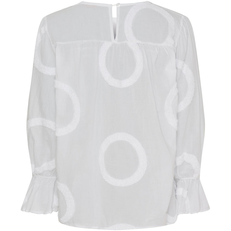 MARTA DU CHATEAU Marta Du Chateau dame bluse MdcVinter Blouse White