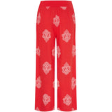 MARTA DU CHATEAU Marta Du Chateau dame bukser MdcAnette Pant Red/WhitePrint