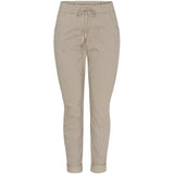 MARTA DU CHATEAU Marta Du Chateau dame bukser MdcJerri Pant Beige/BrownStripe