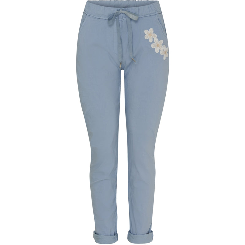 MARTA DU CHATEAU Marta Du Chateau dame bukser MdcTalia Pant Jeans/White Flower