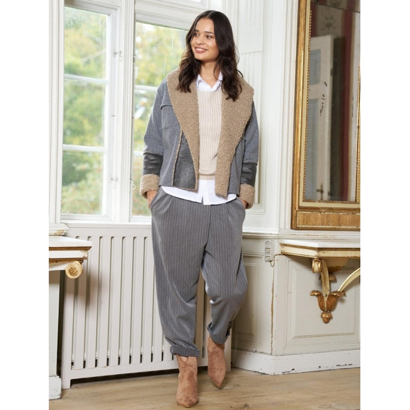 MARTA DU CHATEAU Marta Du Chateau dame jakke MDCBeth 80130 Jacket grigio/grigio