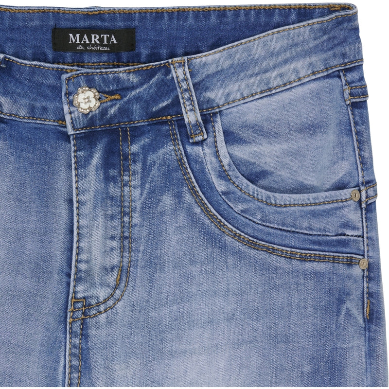 MARTA DU CHATEAU Marta Du Chateau dame jeans Emma 2612 Jeans Denimbluedenim