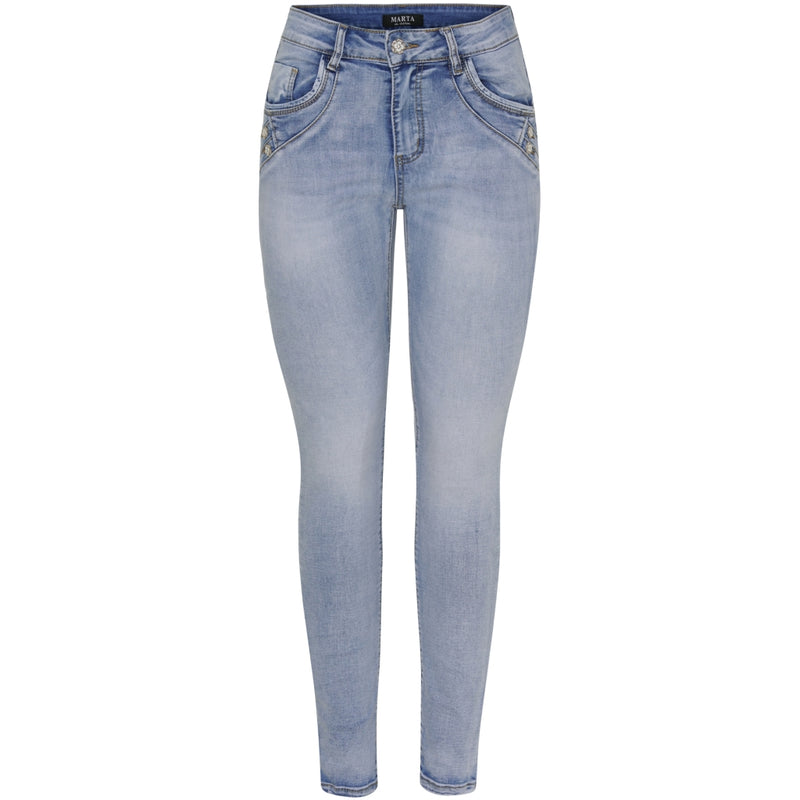 MARTA DU CHATEAU Marta Du Chateau dame jeans Emma 2655 Jeans Denimblue