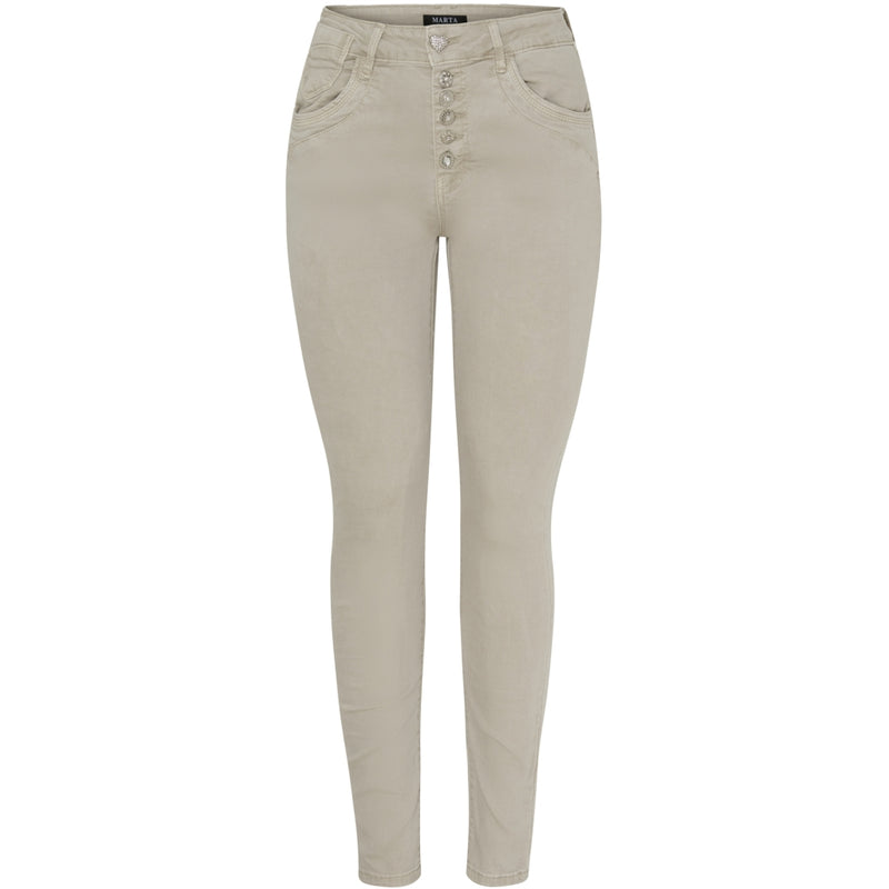 MARTA DU CHATEAU Marta Du Chateau dame jeans Emma 2665-14 Jeans Denimbeige