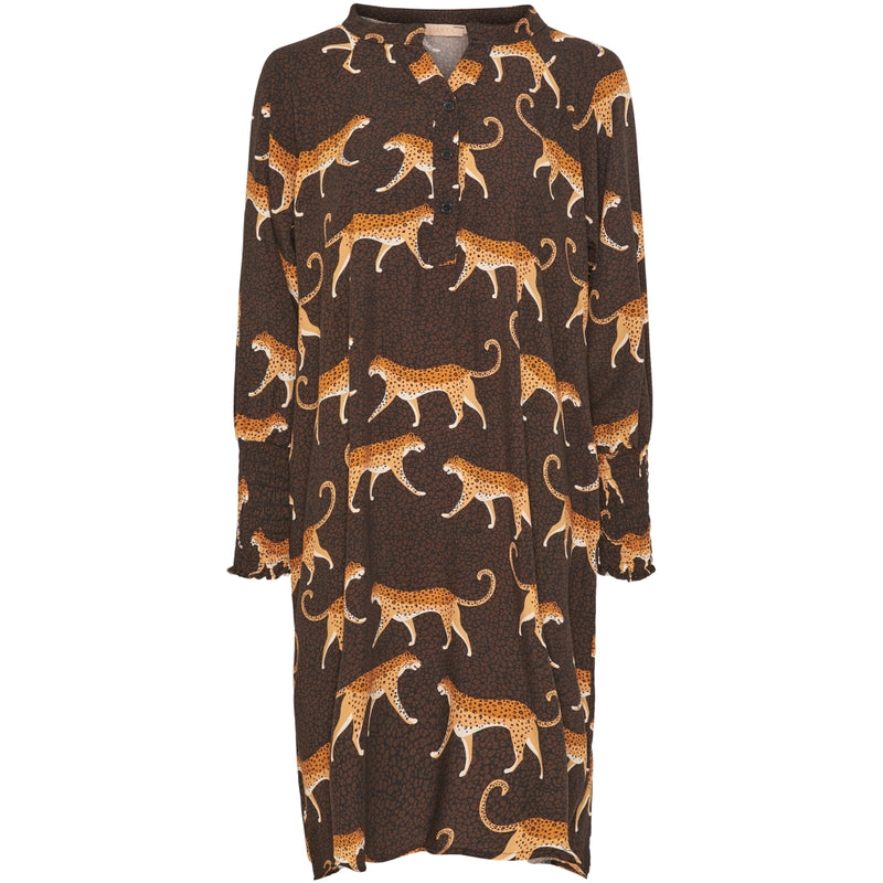 MARTA DU CHATEAU Marta Du Chateau dame kjole 5378 Dress Nero animal