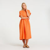 MARTA DU CHATEAU Marta Du Chateau dame kjole 93666 Restudsalg Arancio