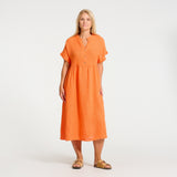 MARTA DU CHATEAU Marta Du Chateau dame kjole 93666 Restudsalg Arancio