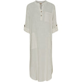 MARTA DU CHATEAU Marta Du Chateau dame kjole MdcNess Dress Panna Beige 1752 Stripe