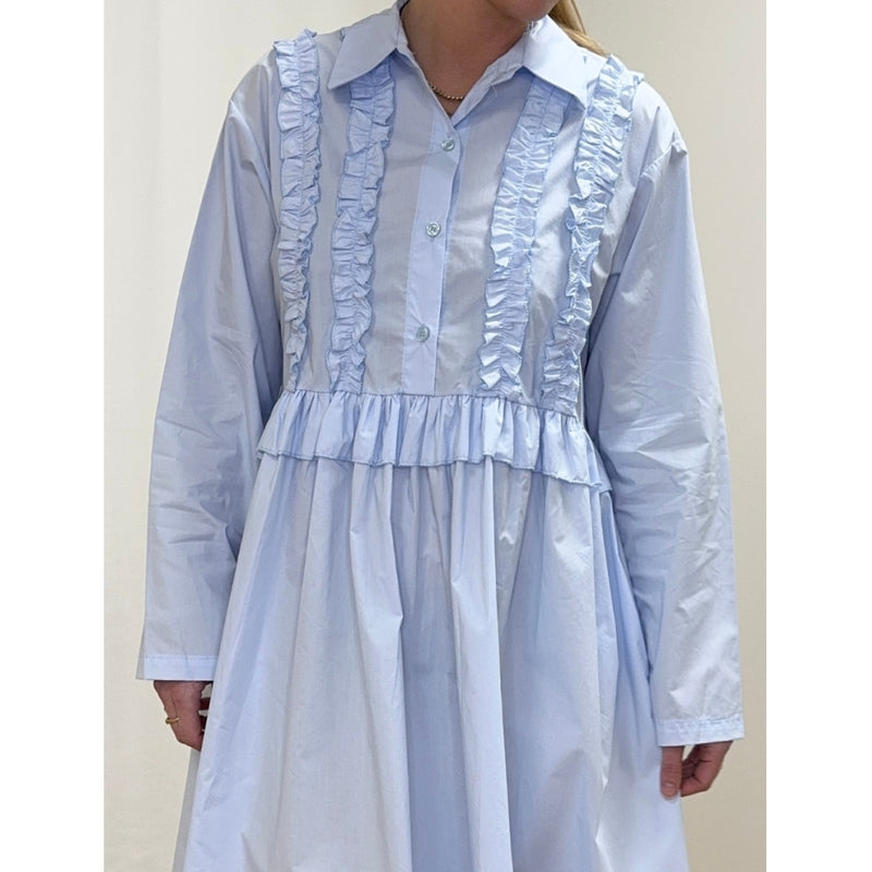 MARTA DU CHATEAU Marta Du Chateau dame kjole MdcViolet Dress LightBlue64.