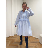 MARTA DU CHATEAU Marta Du Chateau dame kjole MdcViolet Dress LightBlue64.