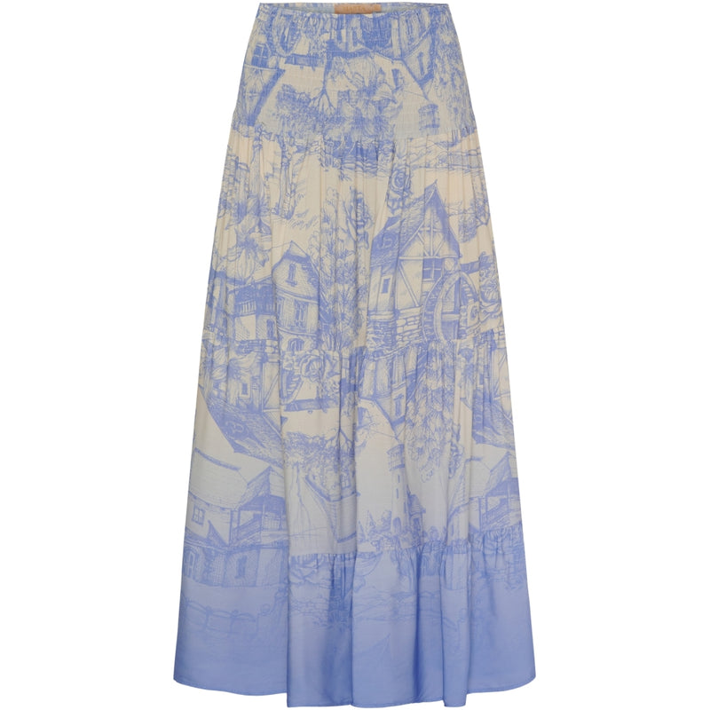 MARTA DU CHATEAU Marta Du Chateau dame nederdel 5201 Skirt Jeans1634