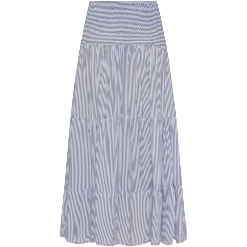 MARTA DU CHATEAU Marta Du Chateau dame nederdel 5201 Skirt JeansStripe1487