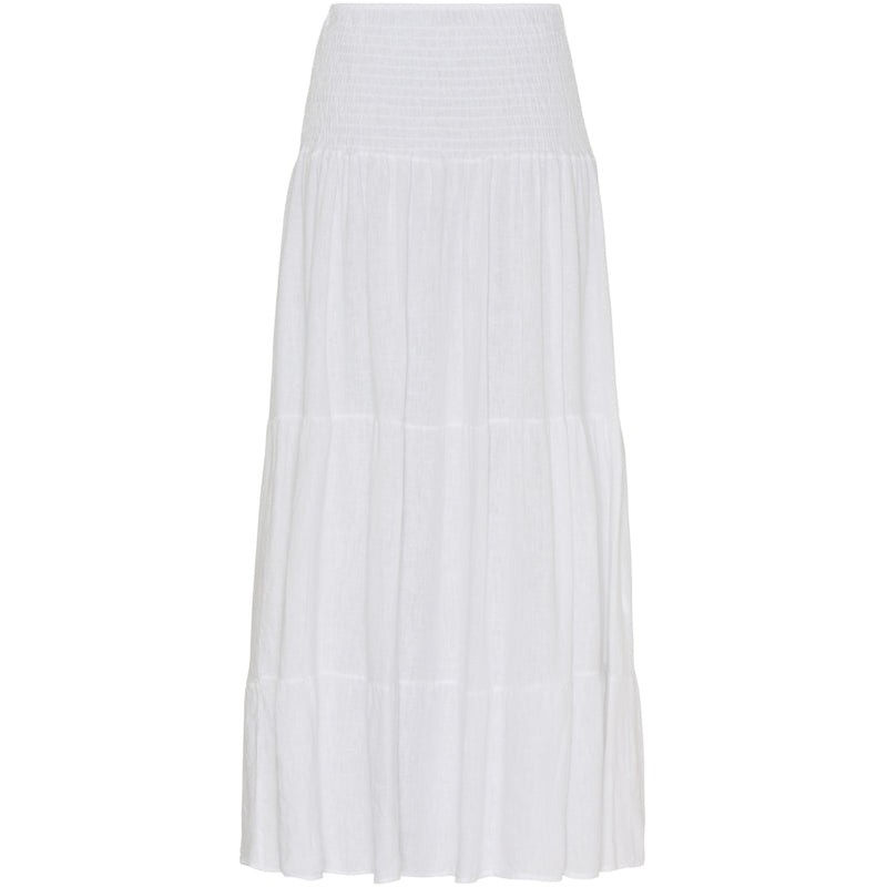 MARTA DU CHATEAU Marta Du Chateau dame nederdel 5201 Skirt Solid White