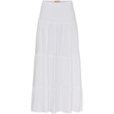 MARTA DU CHATEAU Marta Du Chateau dame nederdel 5201 Skirt Solid White