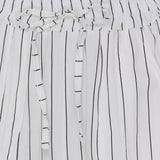 MARTA DU CHATEAU Marta Du Chateau dame shorts MdcZita Shorts White/Black Stripe