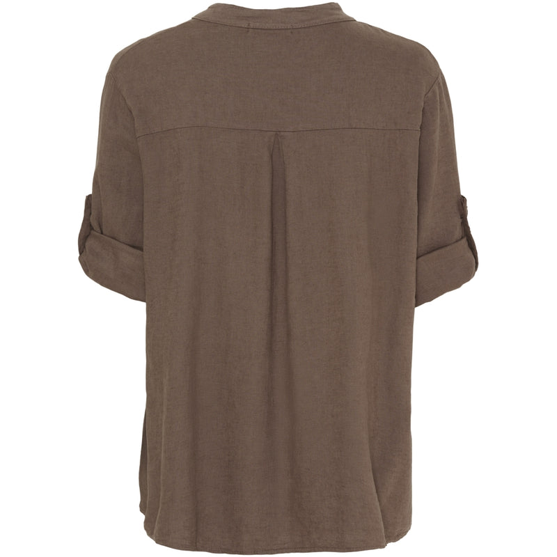 MARTA DU CHATEAU Marta Du Chateau dame skjorte 85137-1 Shirt Cold brown