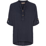 MARTA DU CHATEAU Marta Du Chateau dame skjorte 85137-1 Shirt Navy5512