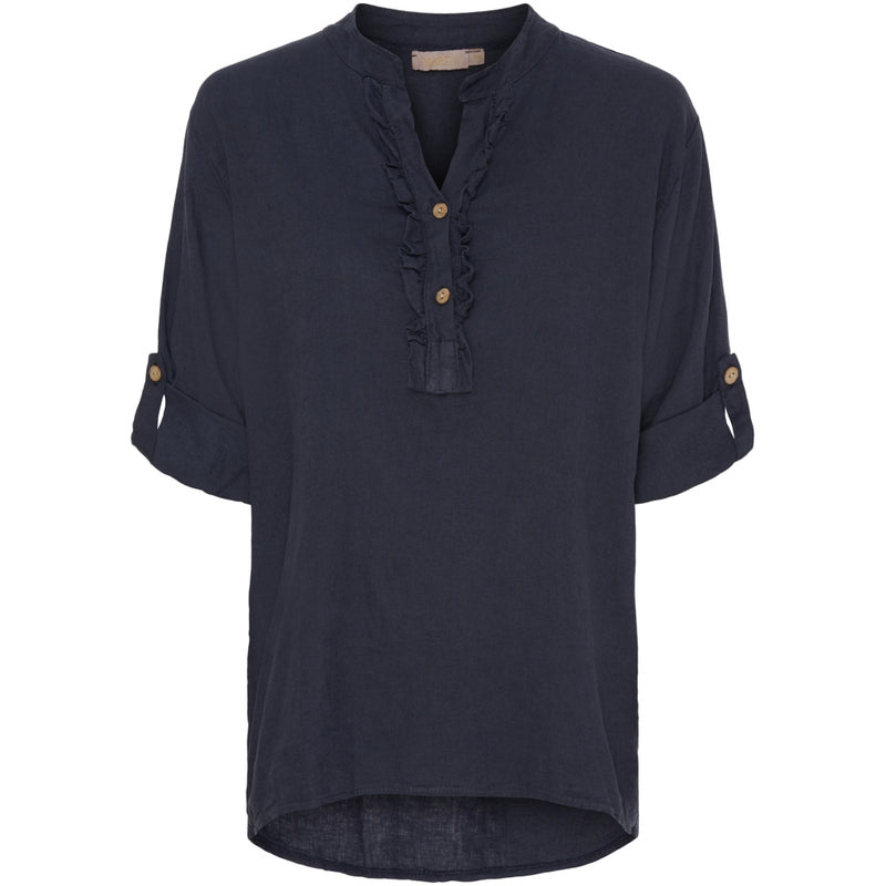 MARTA DU CHATEAU Marta Du Chateau dame skjorte 85137-1 Shirt Navy5512