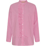 MARTA DU CHATEAU Marta Du Chateau dame skjorte MdcFina Shirt Fuxia Stripe