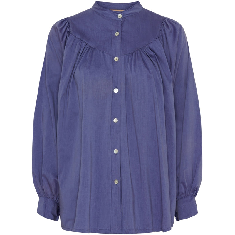 MARTA DU CHATEAU Marta Du Chateau dame skjorte MdcLina Shirt Blue