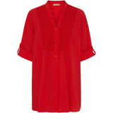 MARTA DU CHATEAU Marta Du Chateau dame skjorte MdcMargherita Shirt Poppy Red 596