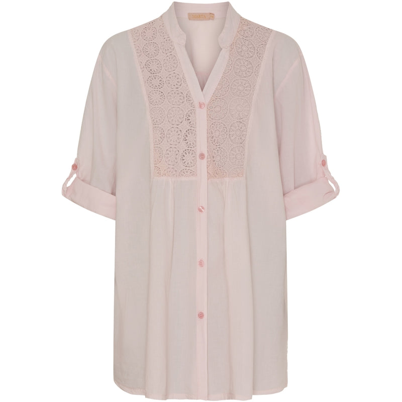 MARTA DU CHATEAU Marta Du Chateau dame skjorte MdcMargherita Shirt Rose