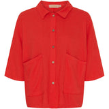 MARTA DU CHATEAU Marta Du Chateau dame skjorte MdcMinna Shirt Red