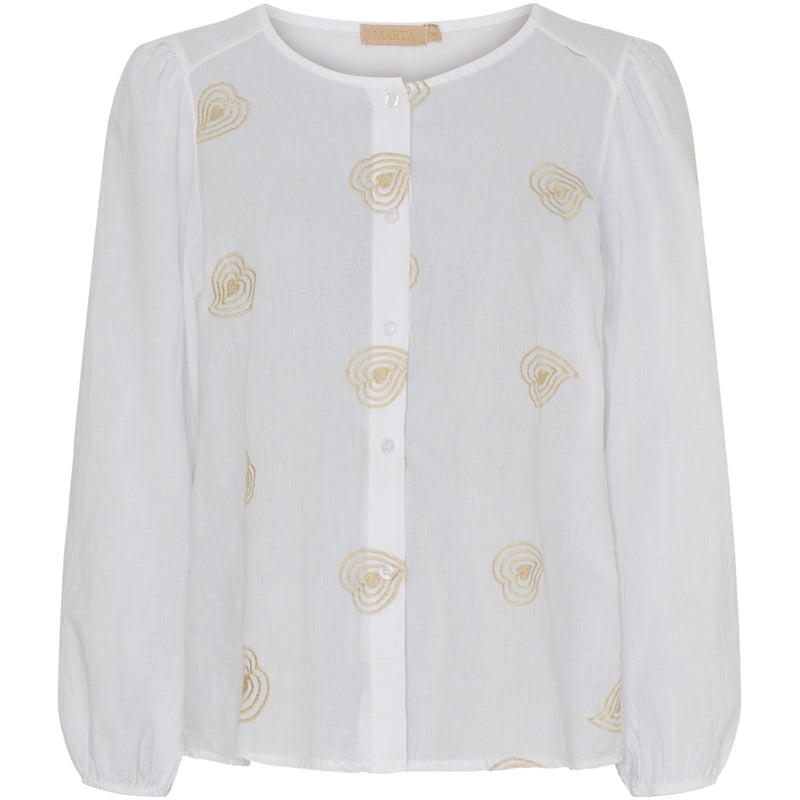 MARTA DU CHATEAU Marta Du Chateau dame skjorte MdcMiriam Shirt White