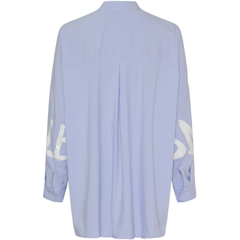 MARTA DU CHATEAU Marta Du Chateau dame skjorte MdcNoelle Shirt Blue4