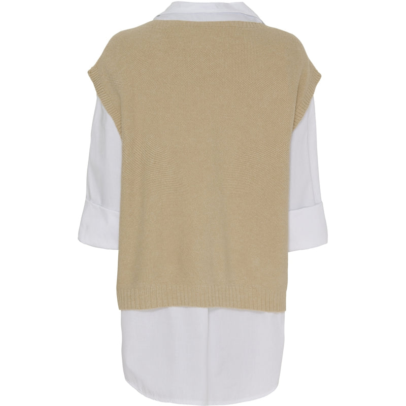 MARTA DU CHATEAU Marta Du Chateau dame skjorte MdcNorah Shirt Beige9039