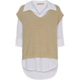 MARTA DU CHATEAU Marta Du Chateau dame skjorte MdcNorah Shirt Beige9039