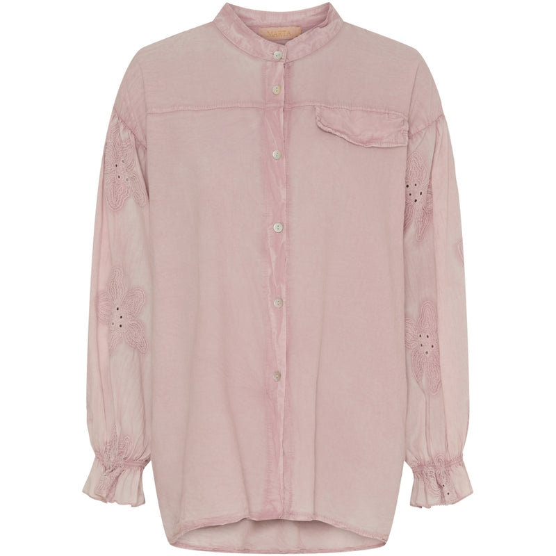 MARTA DU CHATEAU Marta Du Chateau dame skjorte MdcRiley Shirt Rosa