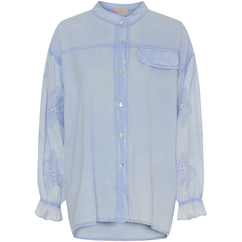 MARTA DU CHATEAU Marta Du Chateau dame skjorte MdcRiley Shirt Sky