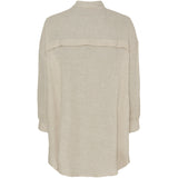 MARTA DU CHATEAU Marta Du Chateau dame skjorte MdcRoxane Shirt Beige3