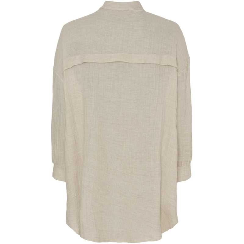 MARTA DU CHATEAU Marta Du Chateau dame skjorte MdcRoxane Shirt Beige3