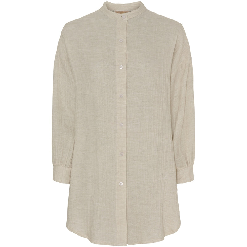 MARTA DU CHATEAU Marta Du Chateau dame skjorte MdcRoxane Shirt Beige3