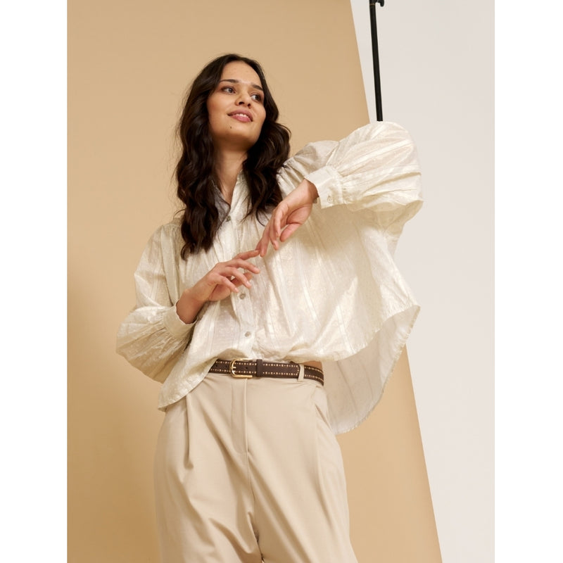 MARTA DU CHATEAU Marta Du Chateau dame skjorte MdcTarah Shirt Offwhite