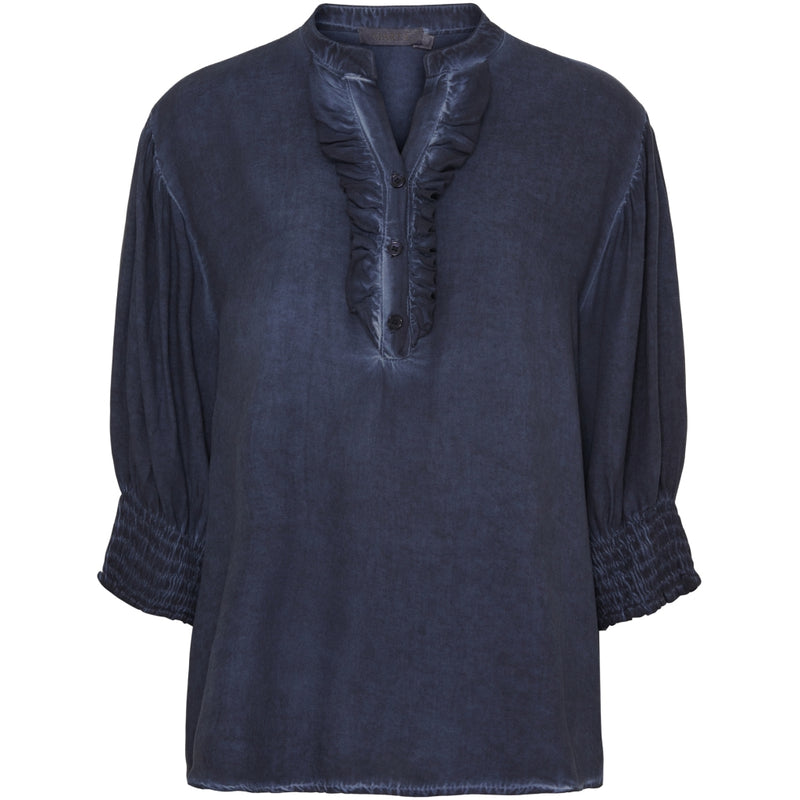 MARTA DU CHATEAU Marta Du Chateau dame skjorte MdcUnnur 6317 Shirt Blue Scuro CW