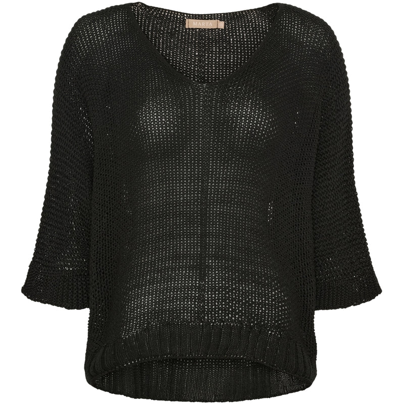 MARTA DU CHATEAU Marta Du Chateau dame strik 7010 Knit Black