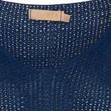 MARTA DU CHATEAU Marta Du Chateau dame strik 7010 Knit Blue4171